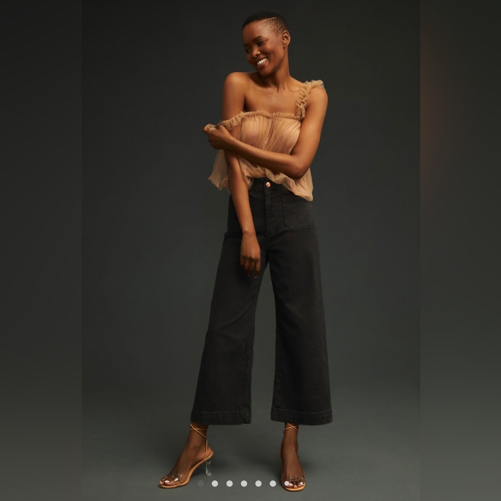 Anthropologie Pilcro Skipper Wide Leg Jean Size 28